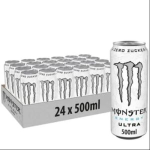 Monster Energy Ultra Bianca Zero ml 500 x 24 s/ zucchero