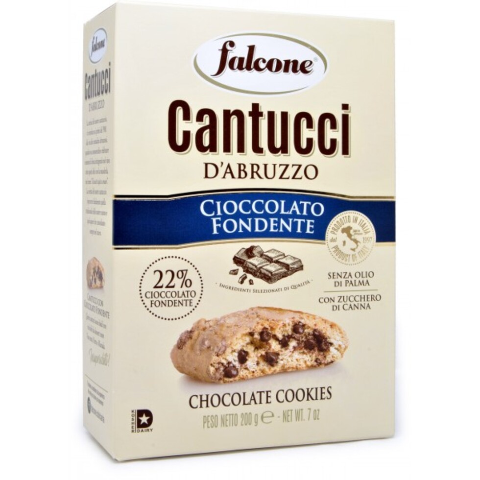 Falcone Cantucci Cioccolato Astuccio 200 gr