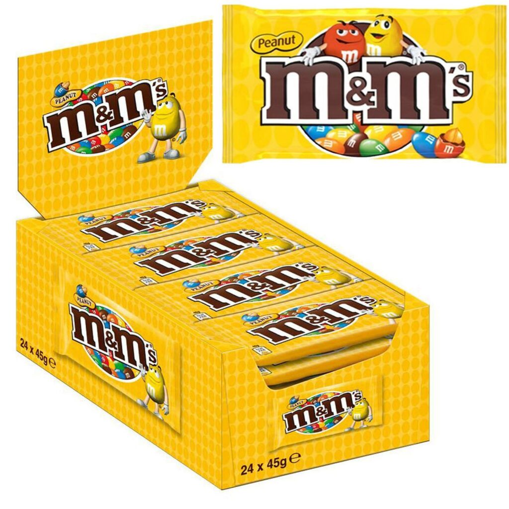 "M&M'S Arachidi Gialli (45gr X 24pz)" - M&M'S