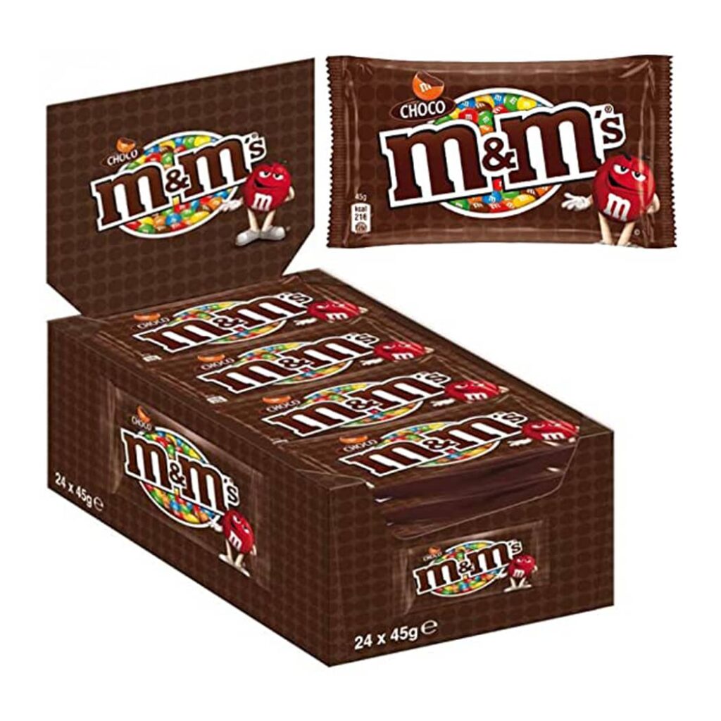 "M&M' S Choco Marrone (45gr X 24pz)" -M&M'S