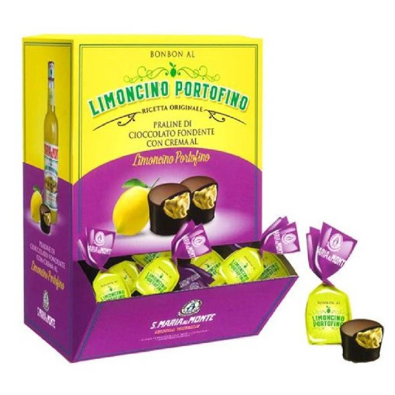 "Portofino Praline Cioccolato Fondente Con Crema Al Limoncello (1 Kg Expo)" - Portofino