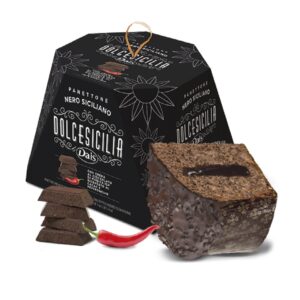 Dais Panettone Nero Siciliano Cioccolato Modica 800 gr ast.