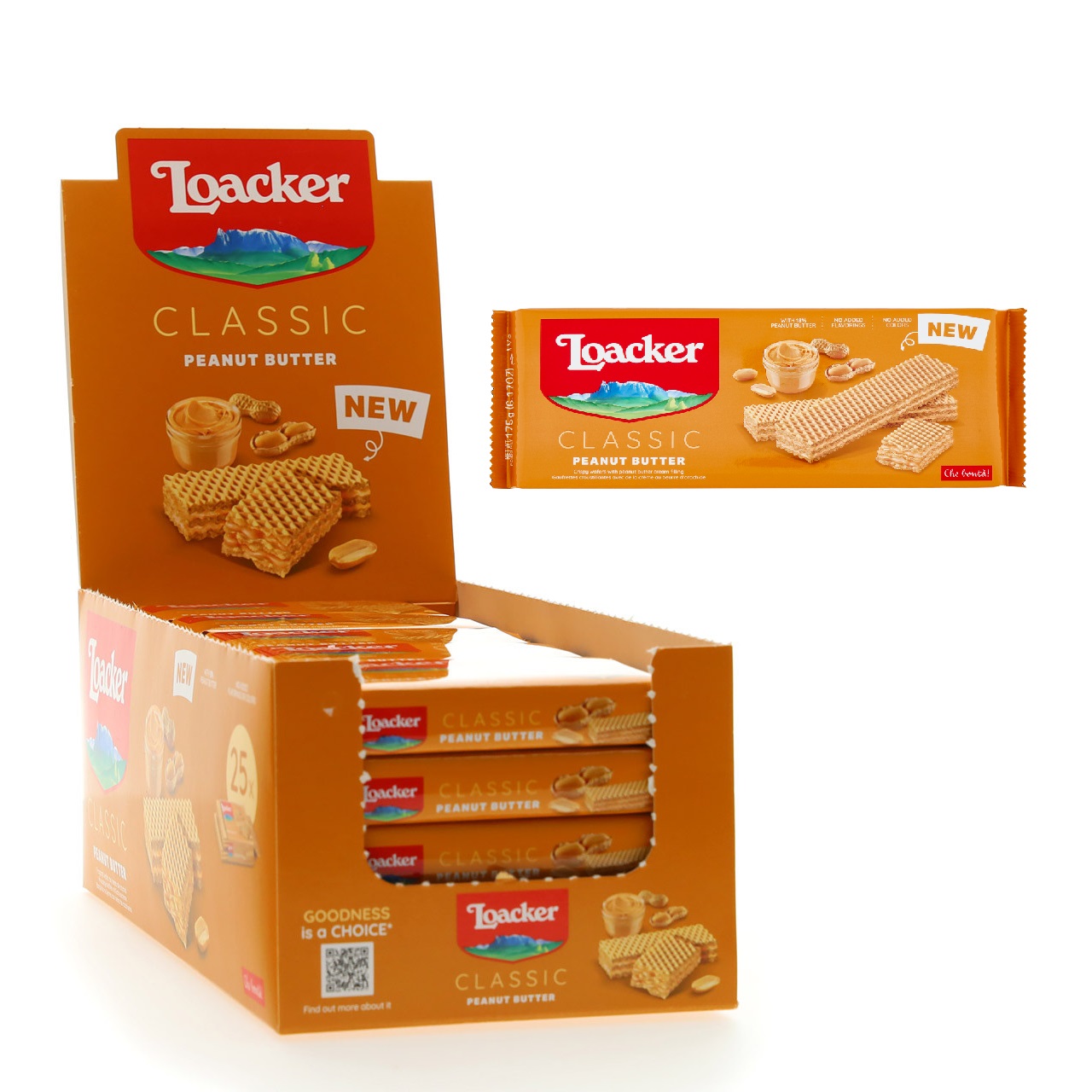 "Loacker Classic Peanut Butter (45gr X 25pz) " - Loacker