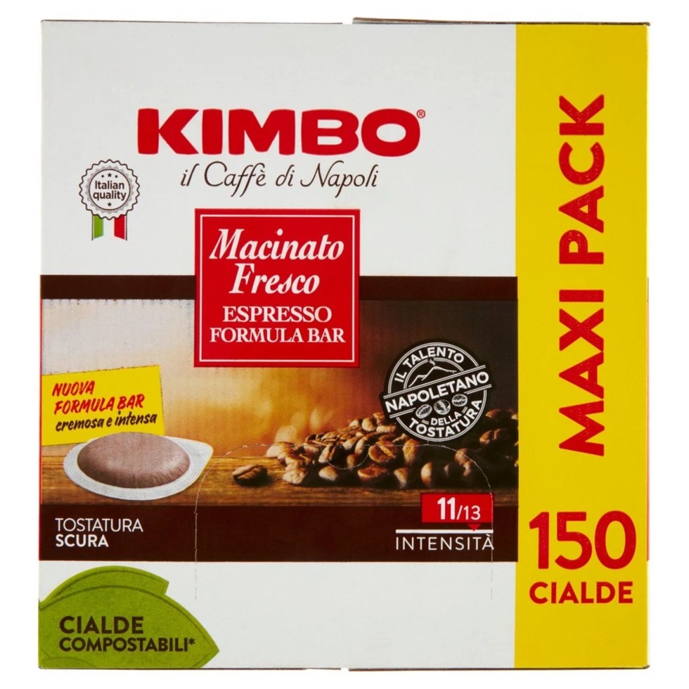 Kimbo Cialde Macinato Fresco 150 pz