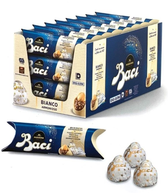 "Perugina Baci Tubo T3 Bianco (21 X 37.5 gr) Expo" - Perugina