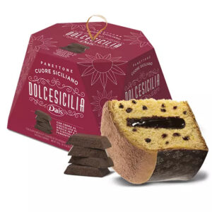 Dais Panettone Cuore Cioccolato Modica IGP + Gocce Ciocc. 750 gr