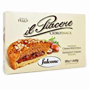 Falcone Il Piacere Cioko Snack Ripieno di Crema alla  Nocciola gr200