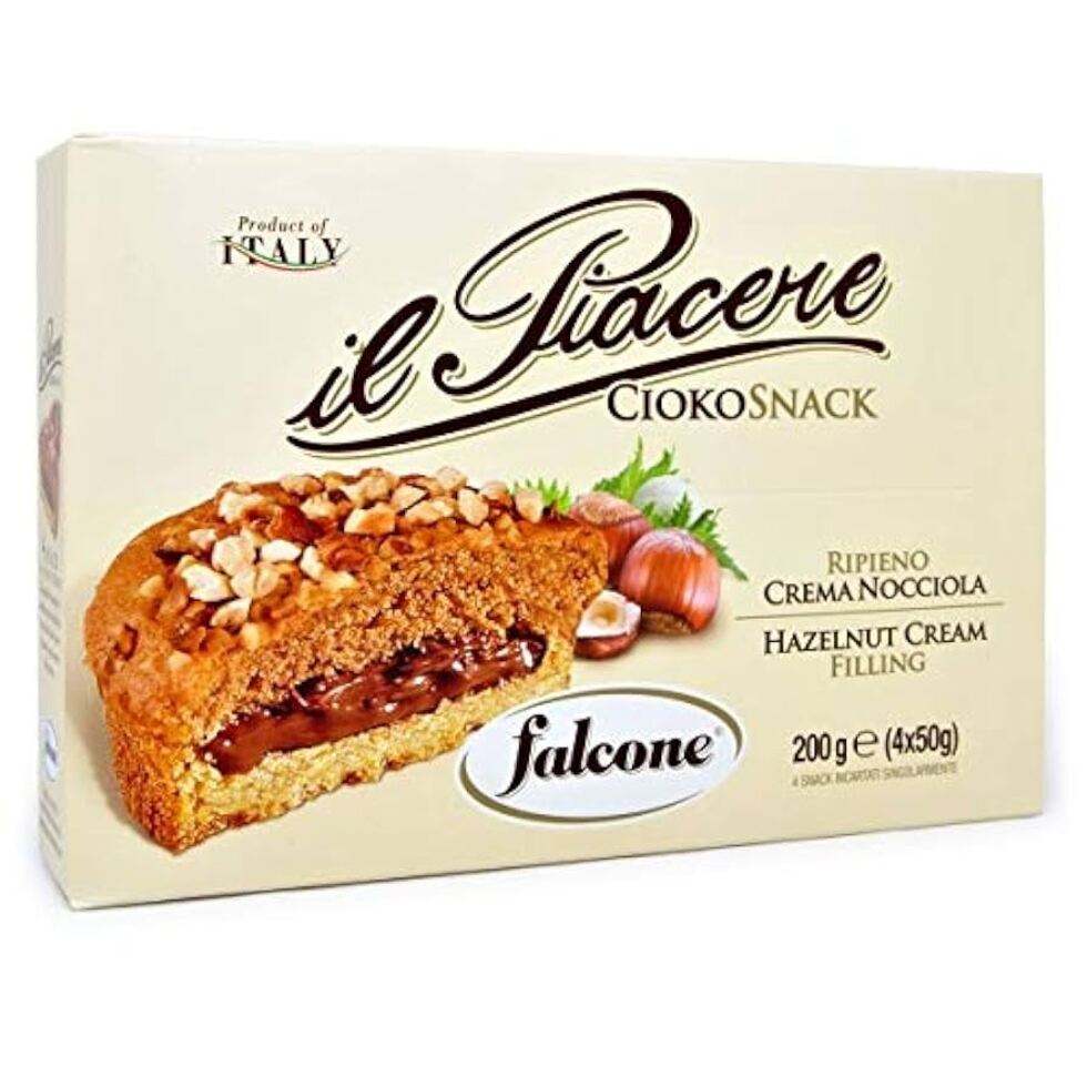 Falcone Il Piacere Cioko Snack Ripieno di Crema alla  Nocciola gr200