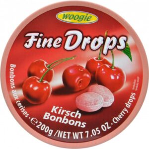 Gunz Woogie Fine Drops Caramelle Ciliegie Cherry 200gr
