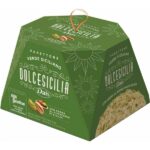 "Dais Panettone Verde Siciliano Ricoperto Crema Pistacchio (800 gr)" - Dais