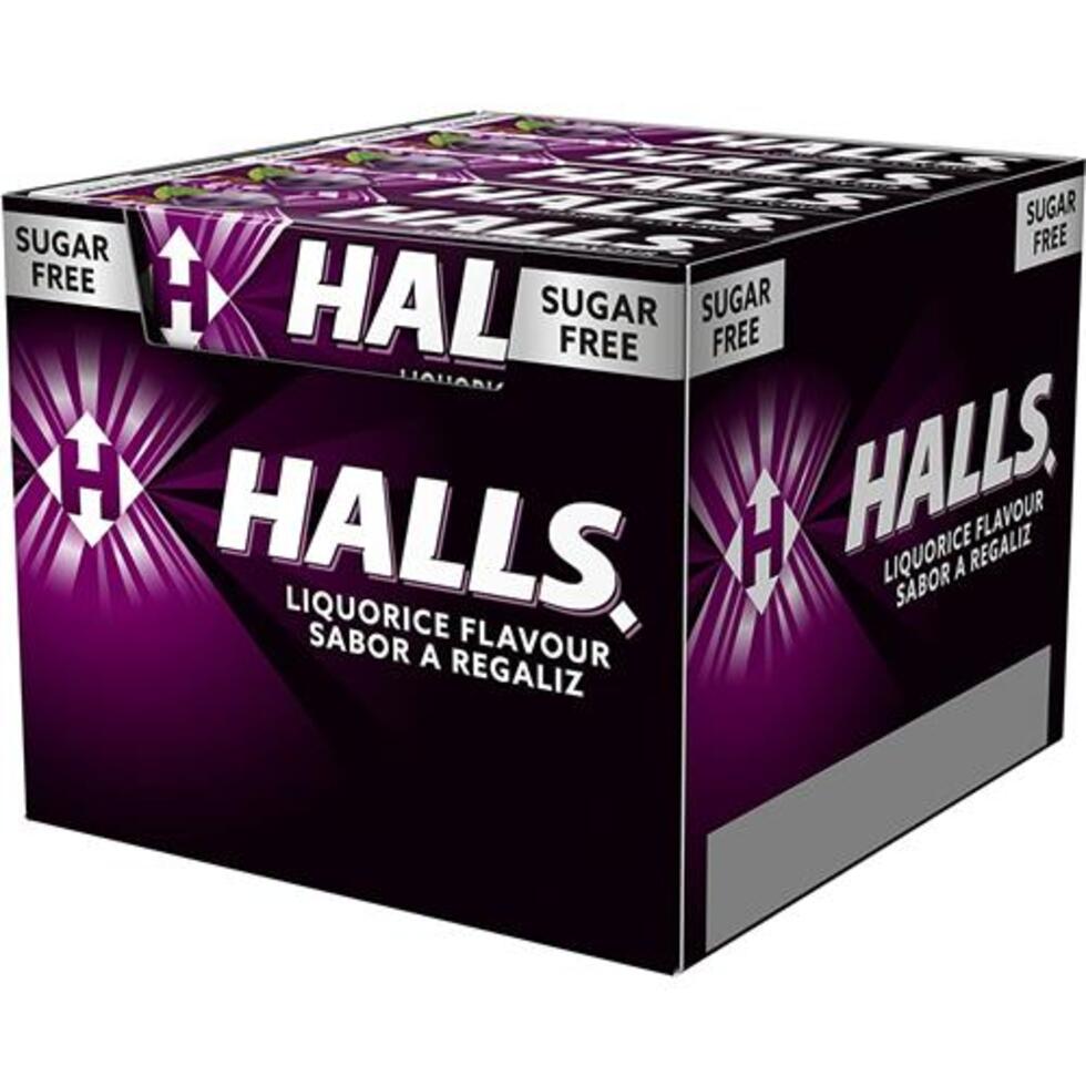 Halls liquirizia s/z x 20