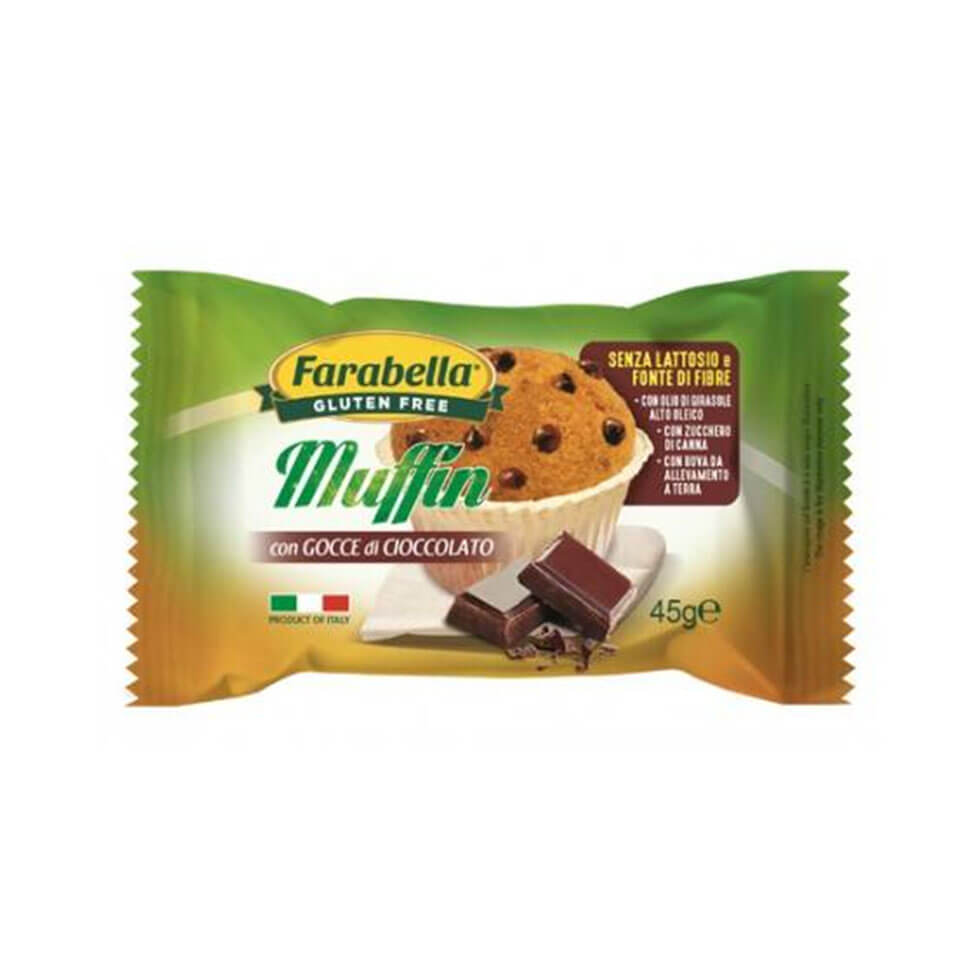 "Il Muffin con Gocce di Cioccolato (Box 8pz da 45gr)" - Farabella