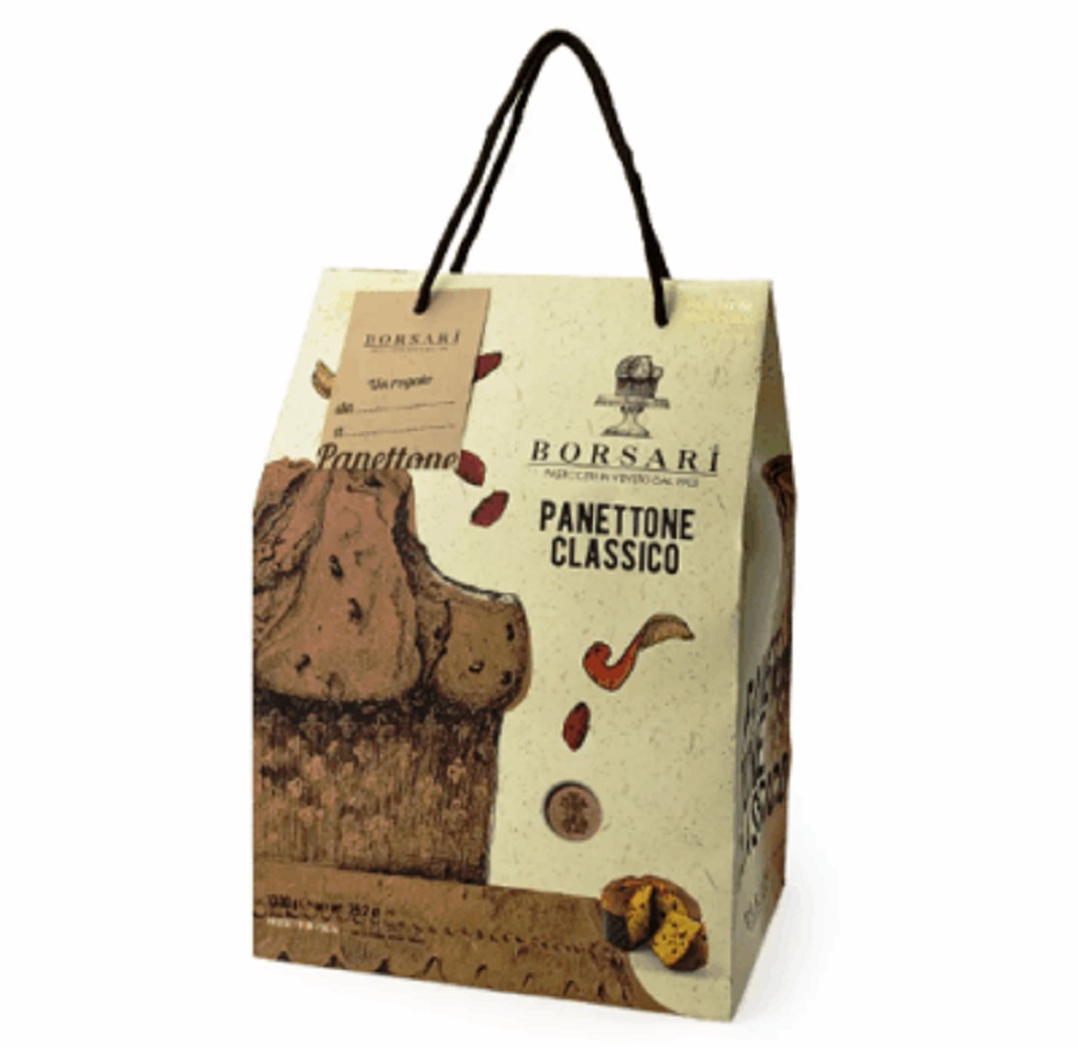 Borsari Panettone Classico Basso 1 kg shopper