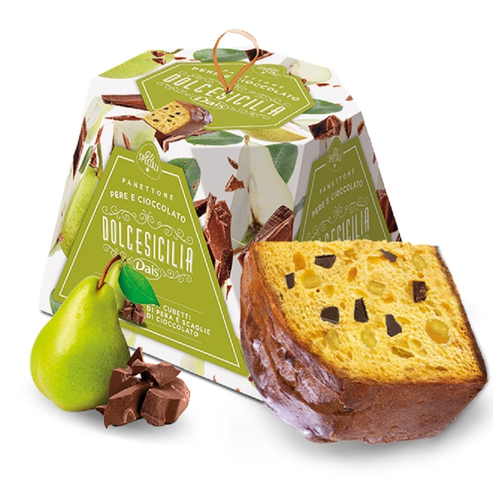 Dais Panettone Pere e Cioccolato 800 gr