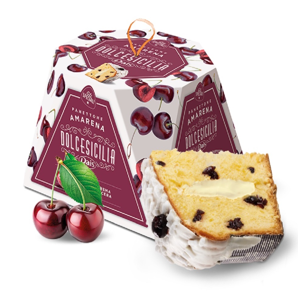 Dais Panettone Amarena con Crema Pasticcera 800 gr