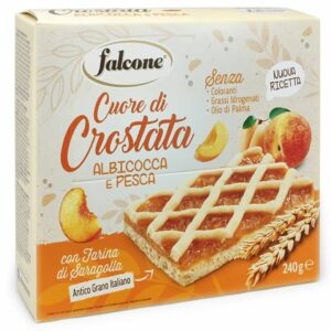 Falcone Cuore di Crostata all'Albicocca e Pesca gr240