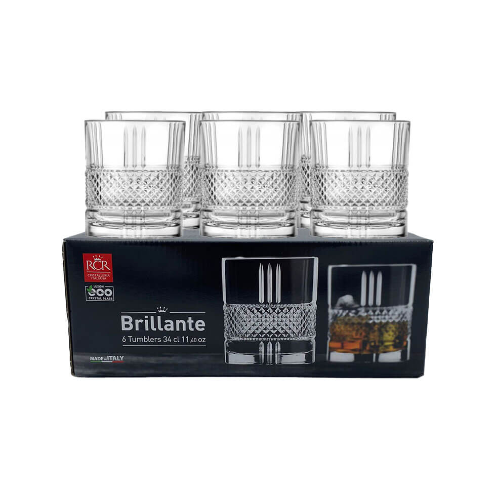 "Bicchieri Brillante 6 pcs 34 cl" - Cristalleria Italiana