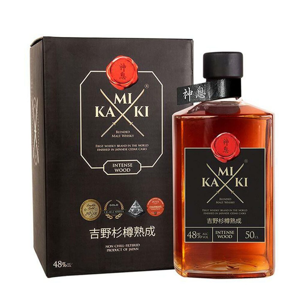 "Whisky Intense Wood Japonese (50 cl)" - Kamiki (Astucciato)
