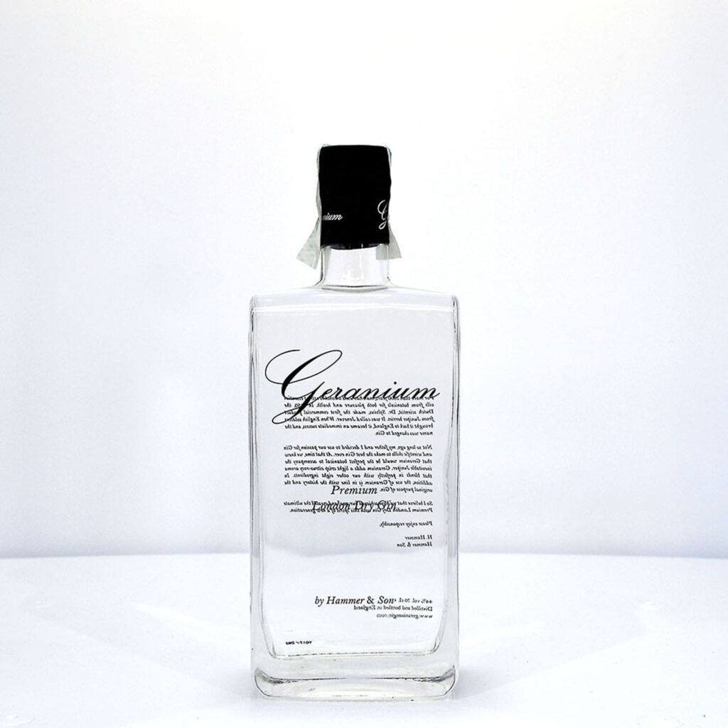 "Gin London Dry Geranium (70 cl)" - Hammer & Son
