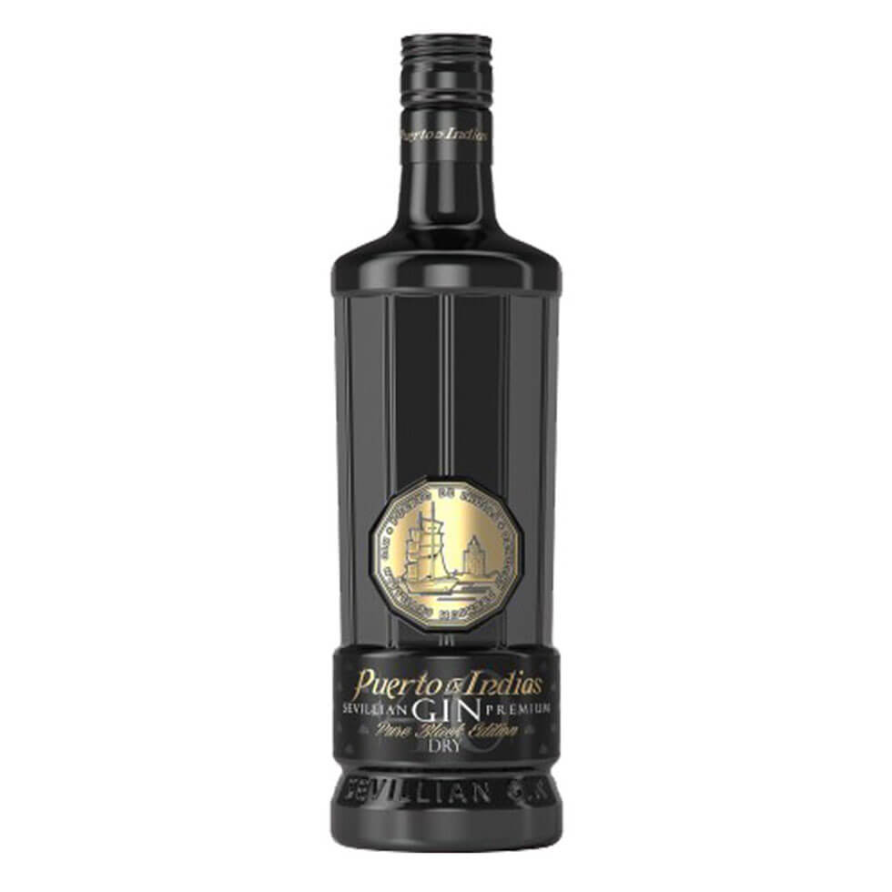 "Gin Pure Black Edition (70 cl)" - Puerto de Indias