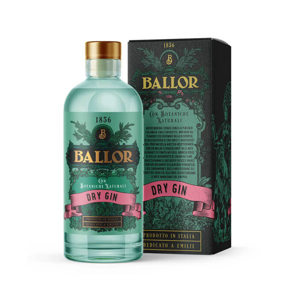 "Gin Bonollo Ballor Gin (70 cl)" - Ballor (Astucciato)
