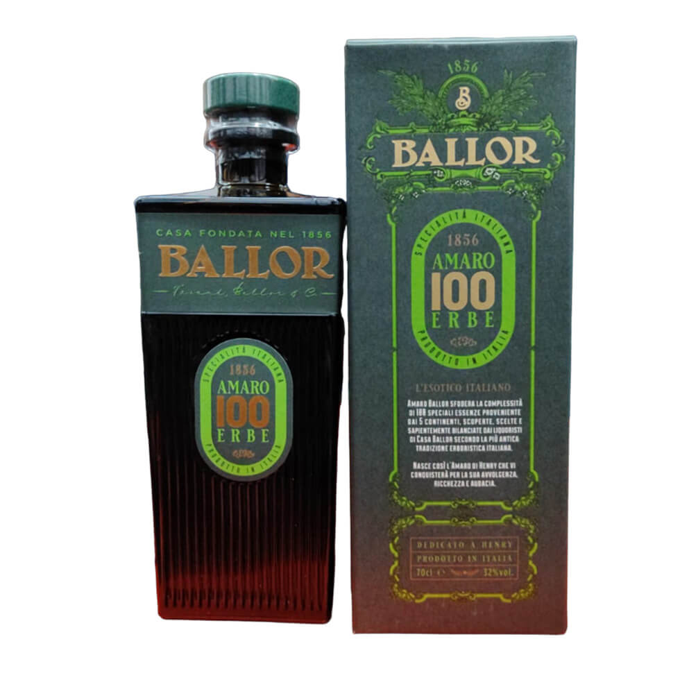 "Amaro Bonollo 'Ballor 100% Erbe' (70 cl)" - Bonollo (Astucciato)