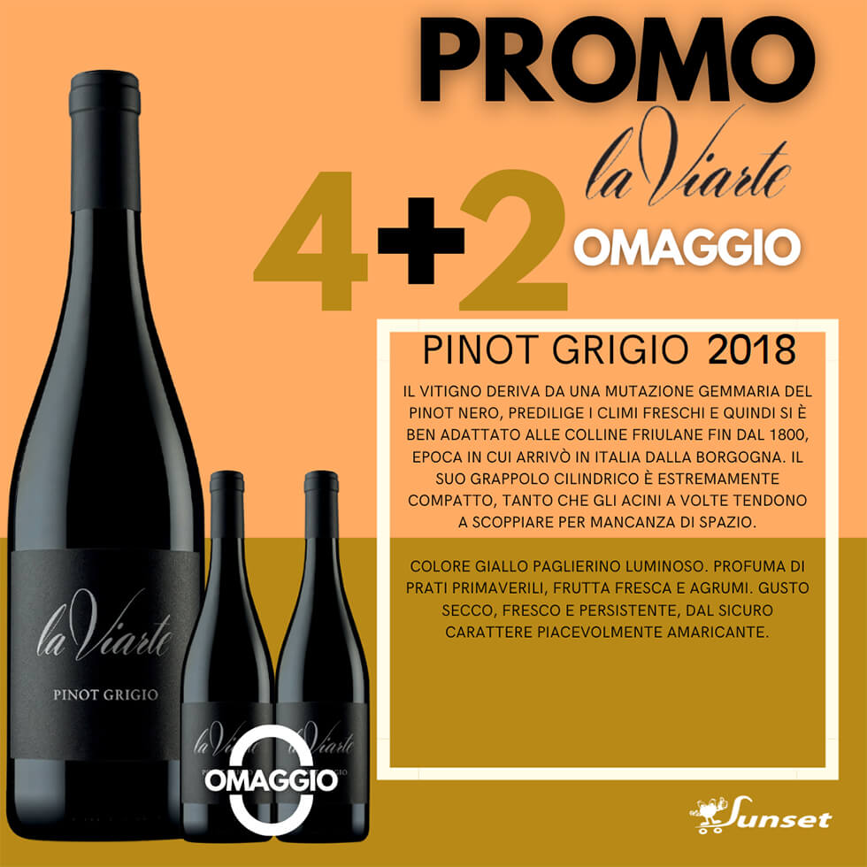 "Pinot Grigio 2018 (75 cl)" DOC - La Viarte