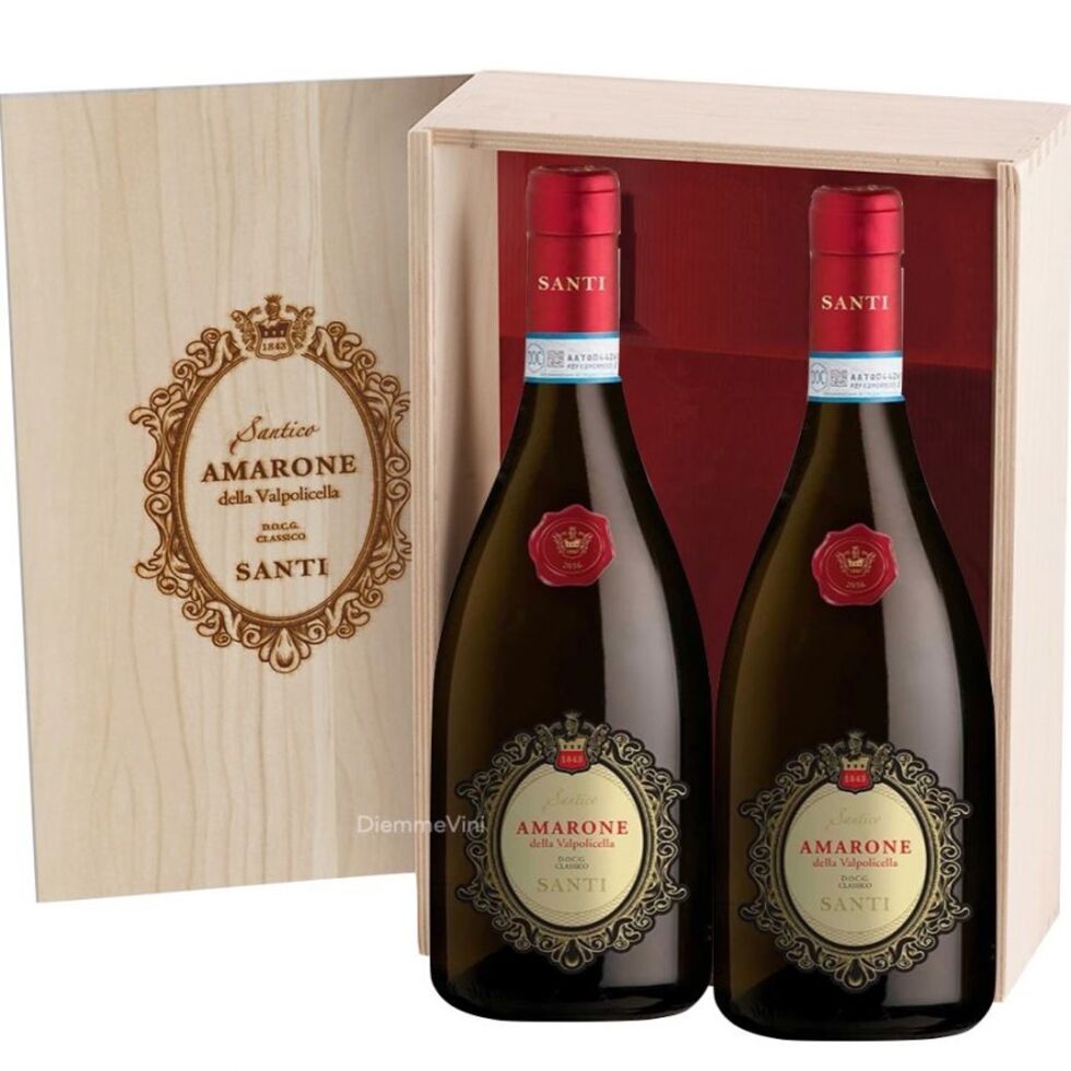 Santi Cassetta 2 Bottiglie Amarone Della Valpolicella  cl75