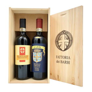 Cassa in Legno 2 Bt: 1 Bt Brunello di Montalcino 2016 / 1 Bt Morellino et. Rossa 2019