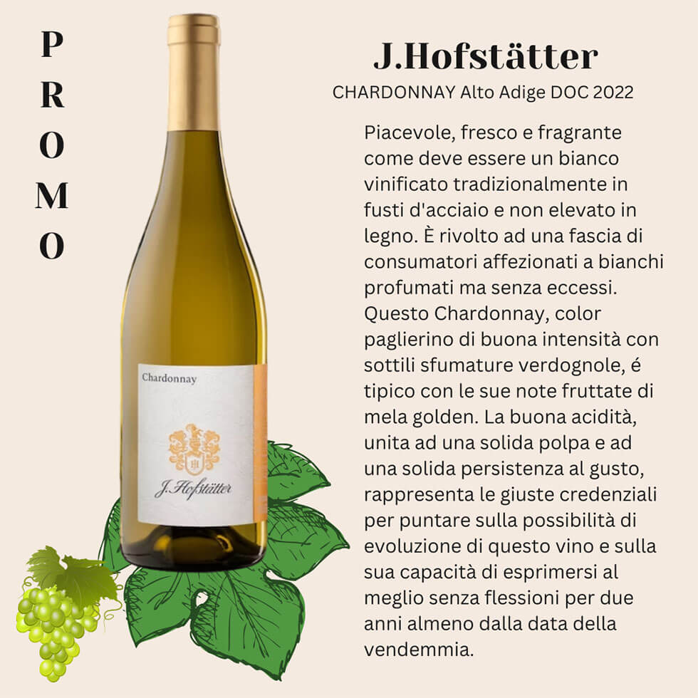 "Chardonnay 2018 (75 cl)" DOC - J.hofstatter
