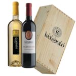 Batasiolo Cassa in Legno 2bt: 1 Bt Dolcetto D'alba / 1 Bt Langhe Chardonnay